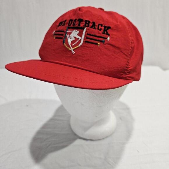 Other - Vtg The Outback Red Hat. Vail Skiing Retro Cap CO Rockies Colorado
